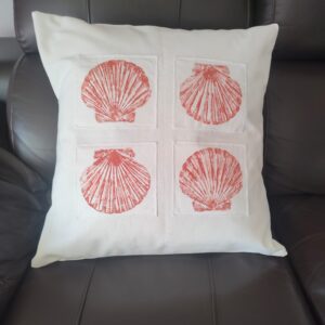 Cojín Conchas Algodón grueso