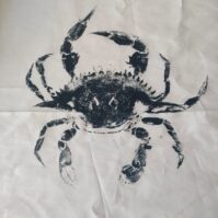 Cangrejo Gyotaku
